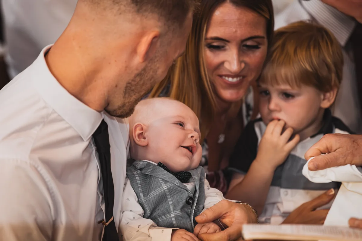Bowen’s christening: event photography at Christ the King Church, Coventry, photo 8