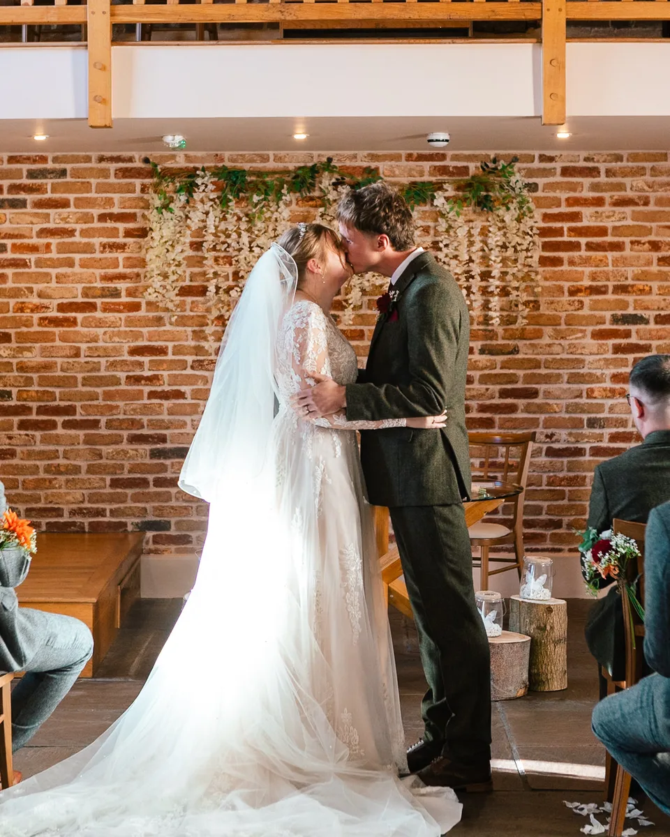 Josh & Chloe: wedding photography at The Ashes Barns, Endon, Staffordshire, photo 2