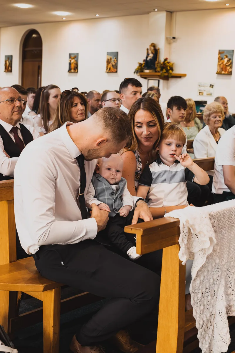 Bowen’s christening: event photography at Christ the King Church, Coventry, photo 5