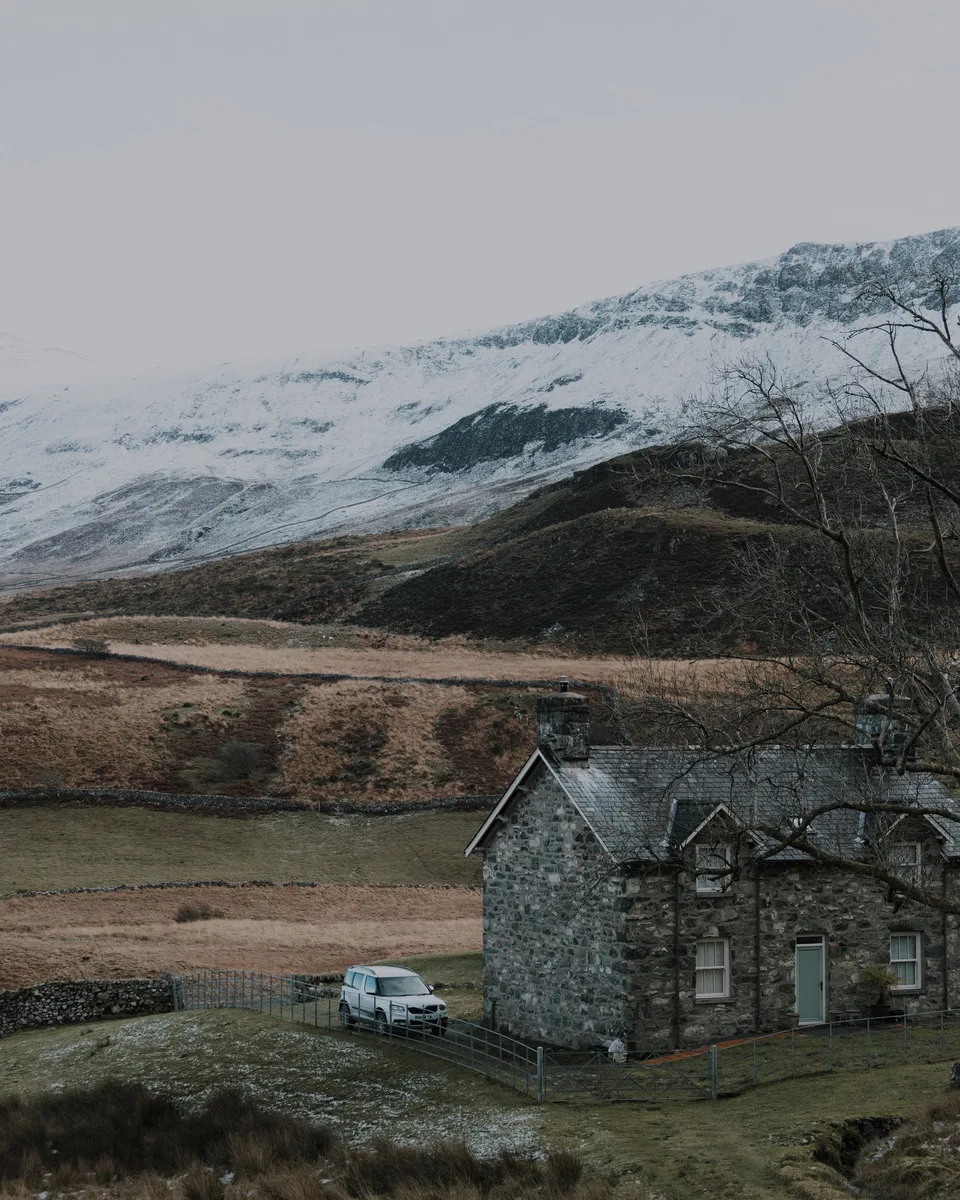Cregennan Lakes in winter: landscape photography at Eryri National Park, Wales, photo 3