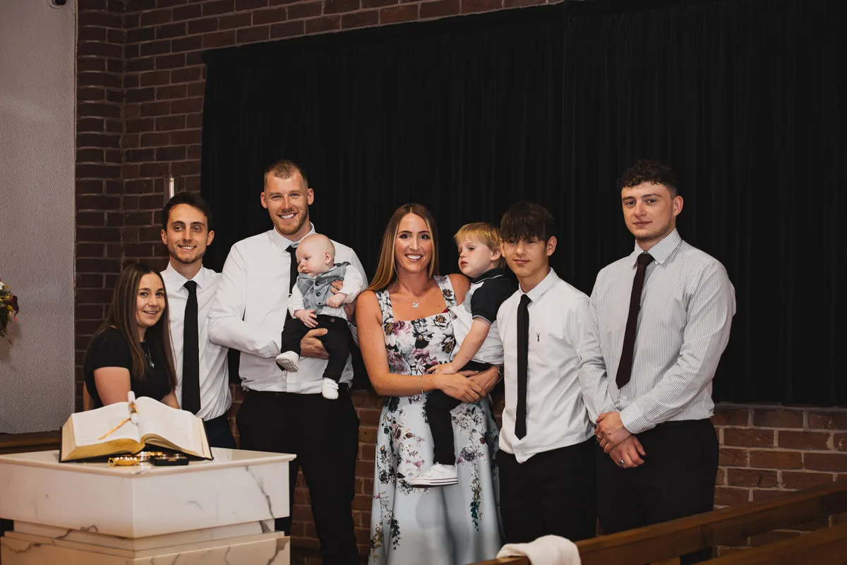 Bowen’s christening: event photography at Christ the King Church, Coventry, photo 15