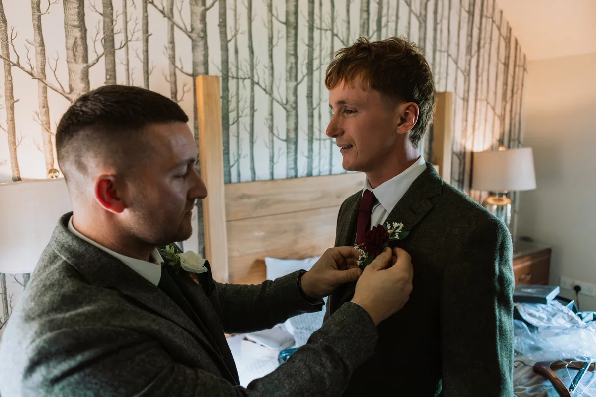 Josh & Chloe: wedding photography at The Ashes Barns, Endon, Staffordshire, photo 12